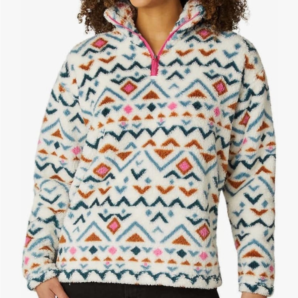 NWT Eddie Bauer Ladies Plus Quarter zip sweater
